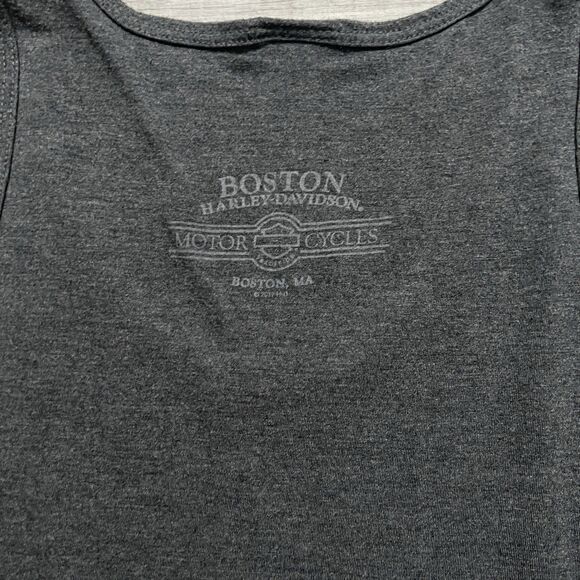 Harley Davidson Tank Top Womens Medium Henley Tank Top Boston MA - Picture 4 of 4